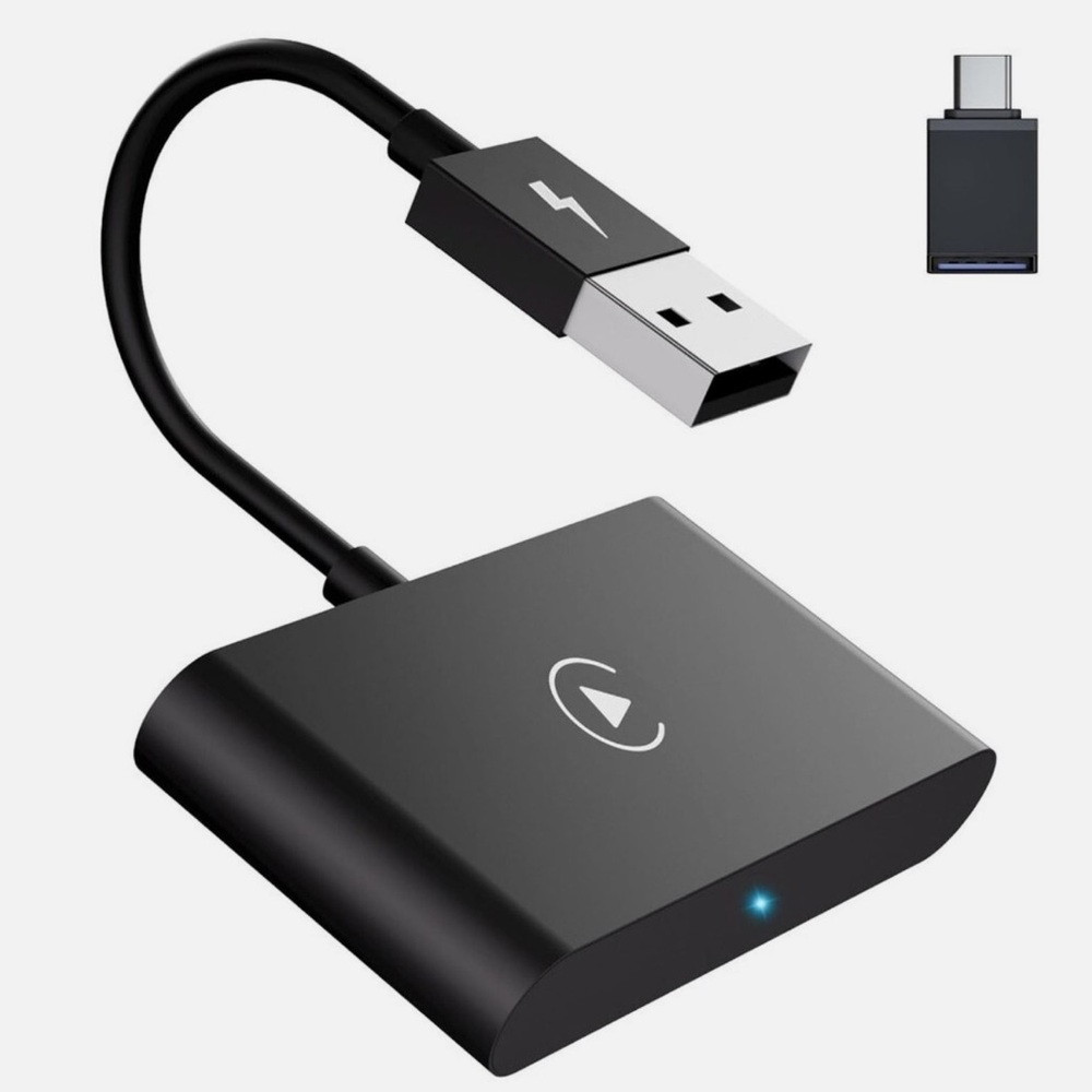 Wireless CarPlay AdapterCarplay Wireless Adapter/DonglePlug & Play 5GHz WiFi